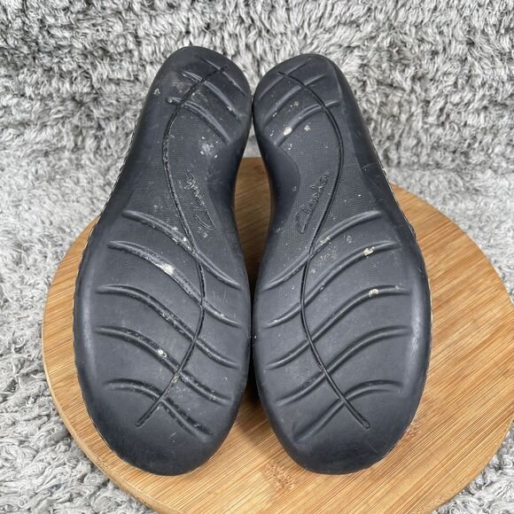 Clarks Ashland Lane Q Slip On Loafers Flats Leather Shoes Women's 11 - Picture 6 of 9